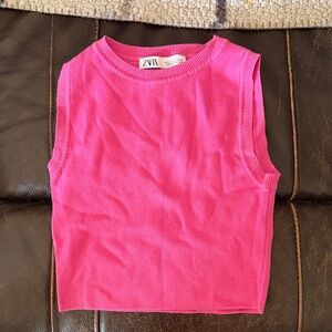 Zara Kids Vibrant Pink Tank Top